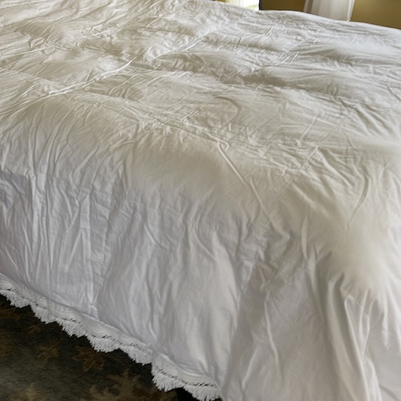 Parachute Bedding Parachute Lightweight Down Alternative Duvet Insert Euc Fullqueen White